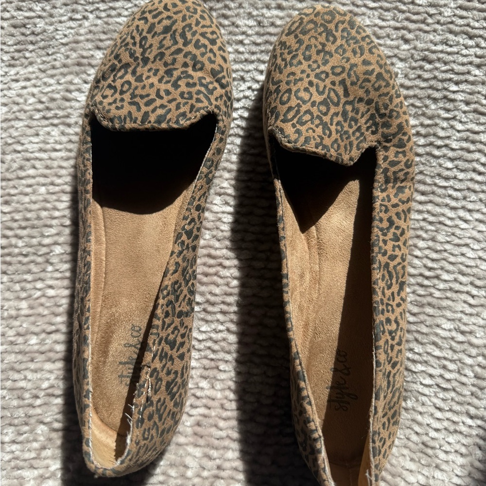 Style & Co. Leopard Print Flats
